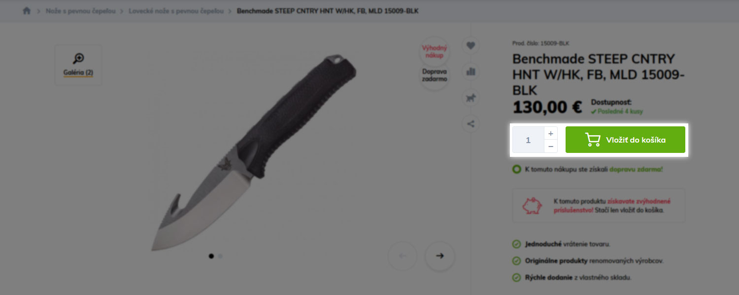 juhend kuidas osta knifestock.sk - toode